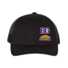 112Y-blk Port Authority Youth Snapback Trucker Cap