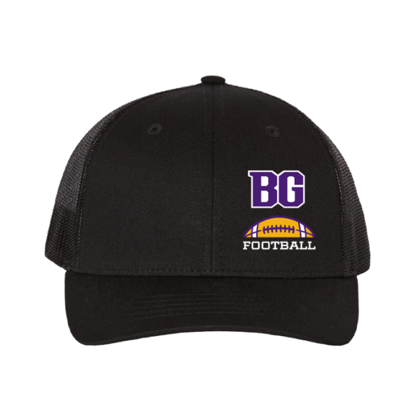 112Y-blk Port Authority Youth Snapback Trucker Cap