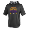 Stripe Football Pennant Short Sleeve Warmup Hoodie