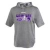 Checkered Game Day Pennant Short Sleeve Warmup Hoodie