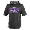 Checkered Game Day Pennant Youth Short Sleeve Warmup Hoodie
