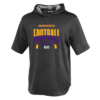 Stripe Football Pennant Youth Short Sleeve Warmup Hoodie