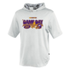 Checkered Game Day Pennant Youth Short Sleeve Warmup Hoodie