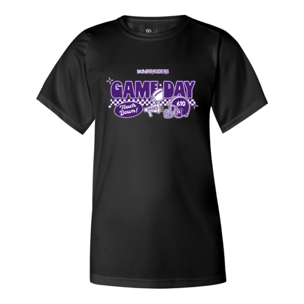 Checkered Game Day Youth Badger Performance Tee
