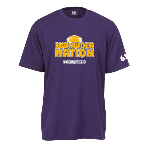 Marauder Nation Youth Badger Performance Tee