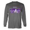 Checkered Game Day Badger Youth Long Sleeve Performance Tee