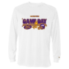 Checkered Game Day Badger Youth Long Sleeve Performance Tee