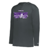 Checkered Game Day Badger Performance Hooded Long Sleeve Tee