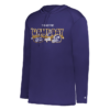 Checkered Game Day Badger Performance Hooded Long Sleeve Tee