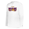 Checkered Game Day Badger Performance Hooded Long Sleeve Tee