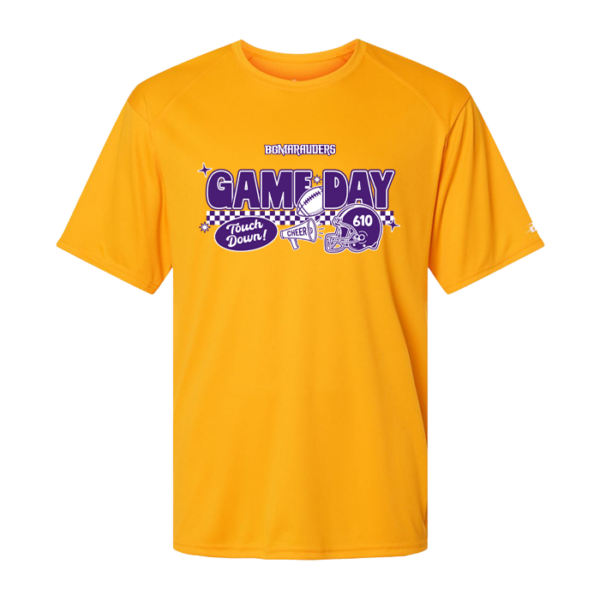 Checkered Game Day Badger Performance Tee