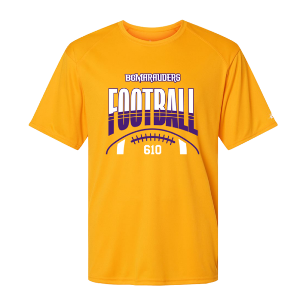 Stripe Football Badger Performance Tee