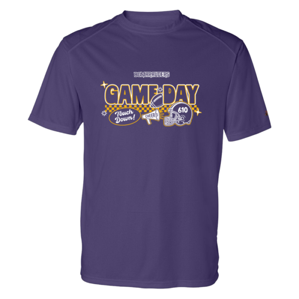 Checkered Game Day Badger Performance Tee