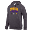 Stripe Football Augusta Sportswear 60/40 Fleece Hoodie