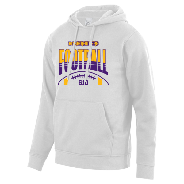 Stripe Football Augusta Sportswear 60/40 Fleece Hoodie