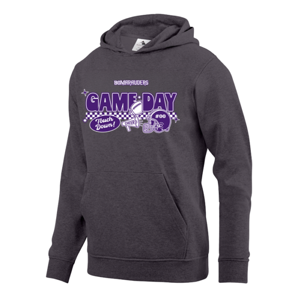 Checkered Game Day Augusta Sportswear Youth 60/40 Fleece Hoodie