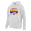 Stripe Football Augusta Sportswear Youth 60/40 Fleece Hoodie