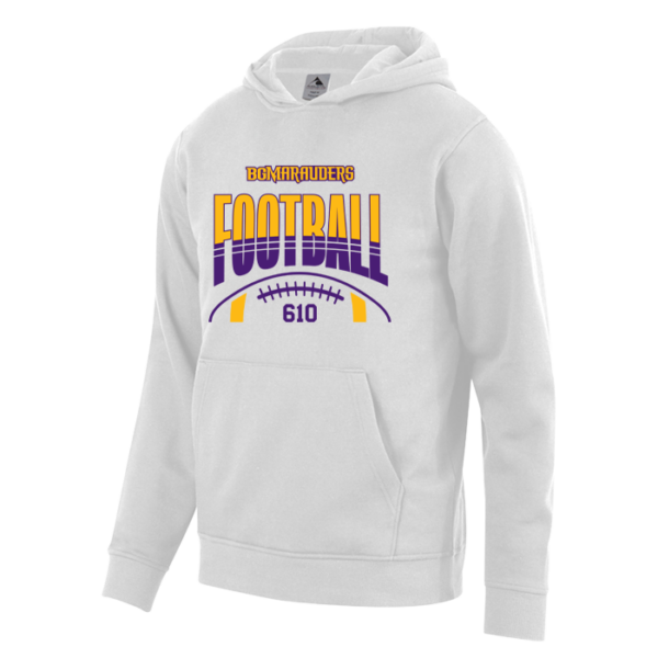 Stripe Football Augusta Sportswear Youth 60/40 Fleece Hoodie