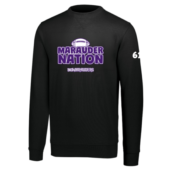 Marauder Nation Augusta Sportswear 60/40 Fleece Crewneck