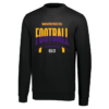 5416-BLACK-STRIPE Stripe Football Augusta Sportswear 60/40 Fleece Crewneck