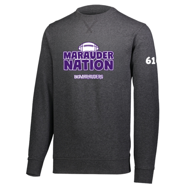 Marauder Nation Augusta Sportswear 60/40 Fleece Crewneck