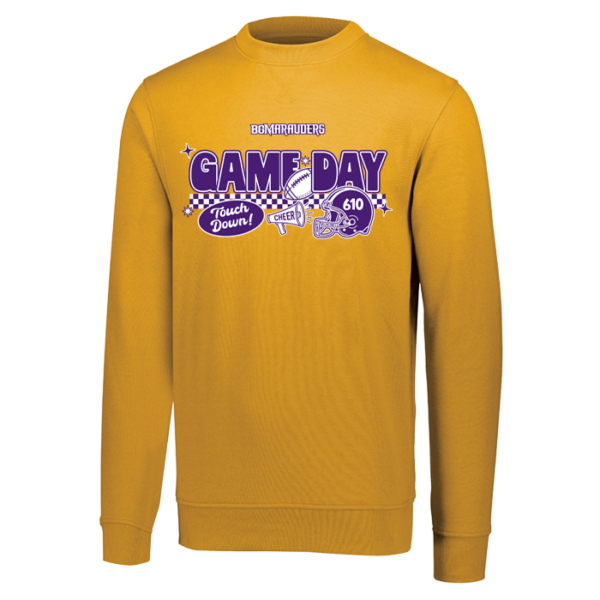 Checkered Game Day Augusta Sportswear 60/40 Fleece Crewneck