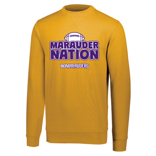 Marauder Nation Augusta Sportswear 60/40 Fleece Crewneck