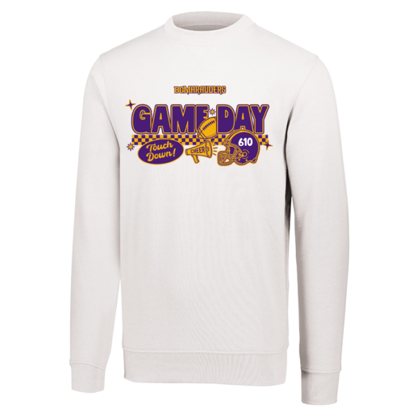 Checkered Game Day Augusta Sportswear 60/40 Fleece Crewneck
