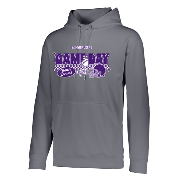 Checkered Game Day Augusta Sportswear Wicking Fleece Hoodie