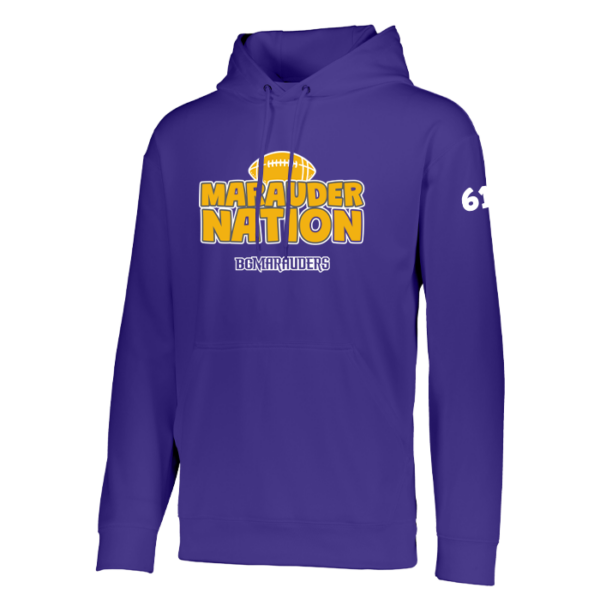 Marauder Nation Augusta Sportswear Wicking Fleece Hoodie