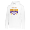 Stripe Football Augusta Sportswear Wicking Fleece Hoodie