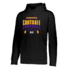 Stripe Football Augusta Sportswear Youth Wicking Fleece Hoodie