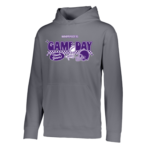 Checkered Game Day Augusta Sportswear Youth Wicking Fleece Hoodie