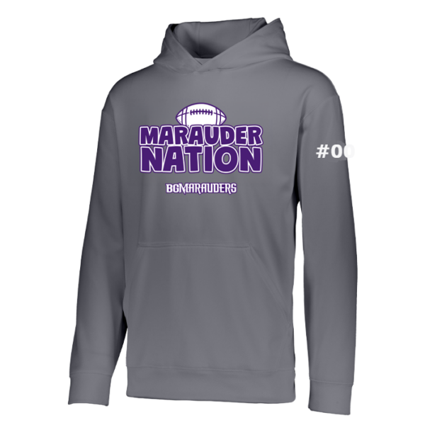 Marauder Nation Augusta Sportswear Youth Wicking Fleece Hoodie