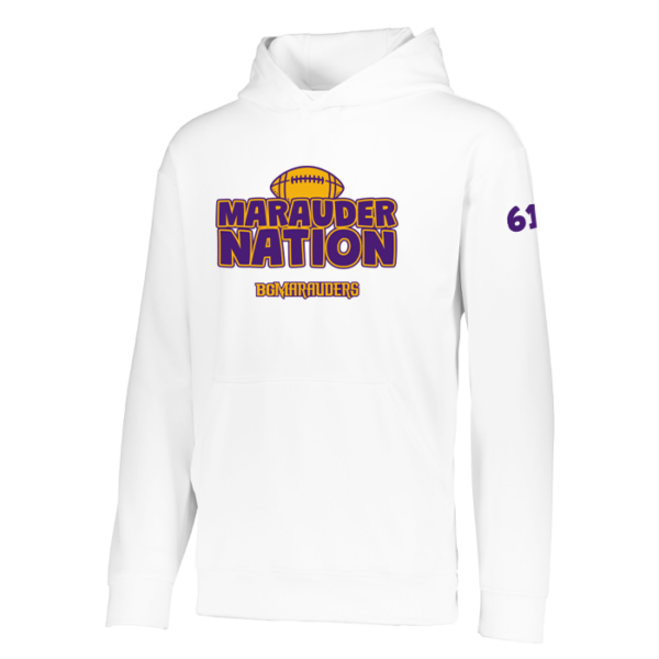 Marauder Nation Augusta Sportswear Youth Wicking Fleece Hoodie
