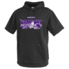 Checkered Game Day Fleece Short Sleeve Hoodie