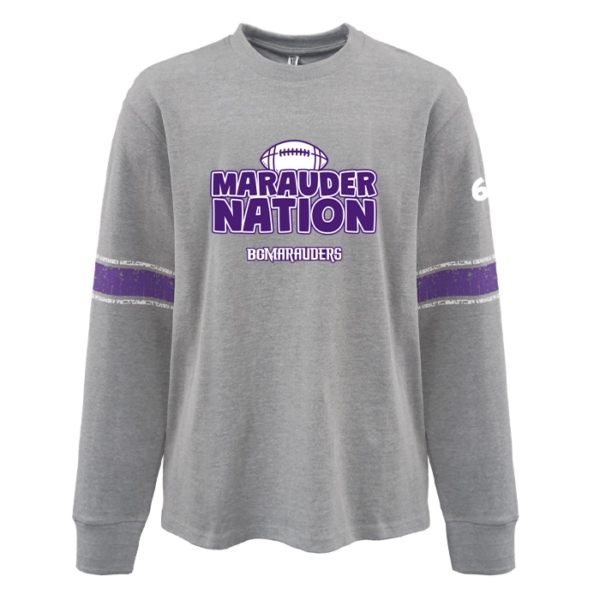 Purple Stripe Pennant Gameday Crew
