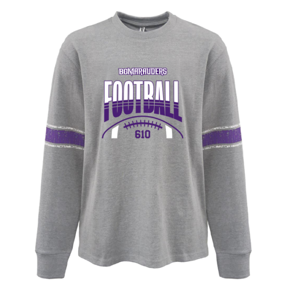 Purple Stripe Pennant Gameday Crew