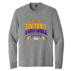 DM132-GREYFROST-STRIPEFOOTBALL Stripe Football District Perfect Tri Long Sleeve Tee
