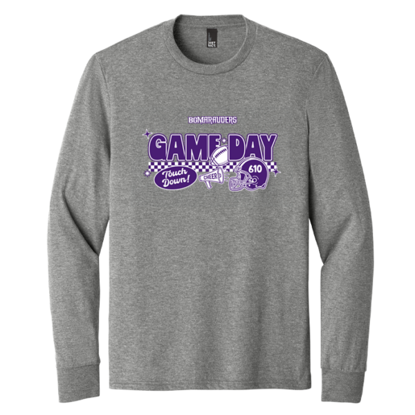 Checkered Game Day District Perfect Tri Long Sleeve Tee