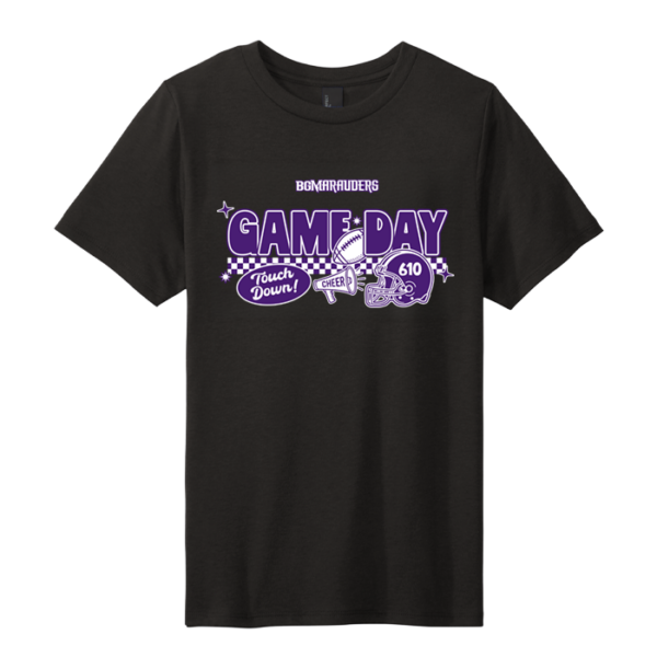 Checkered Game Day District Youth Perfect Tri Tee