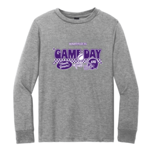 Checkered Game Day District Youth Perfect Tri Long Sleeve Tee