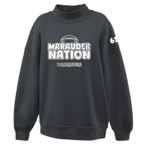 Marauder Nation Pennant Women's Juliet Mockneck