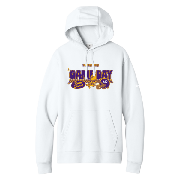 Checkered Game Day Nike Club Fleece Pullover Hoodie