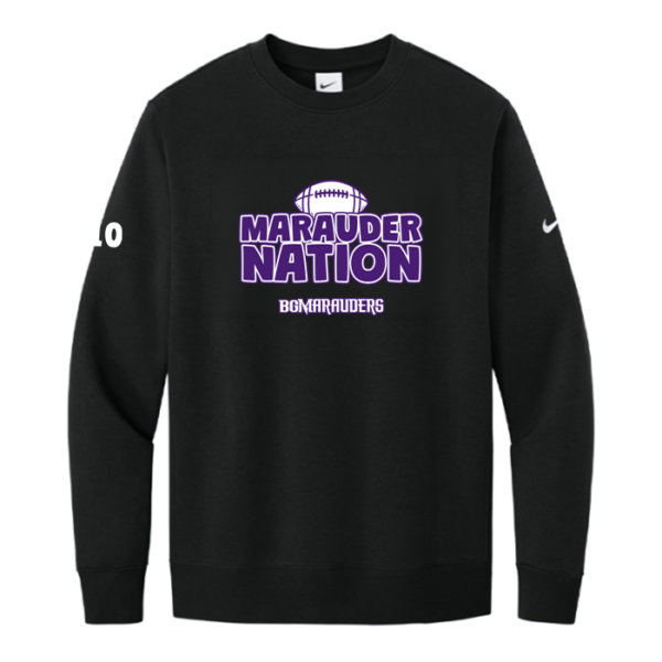 Marauder Nation Nike Club Fleece Crew