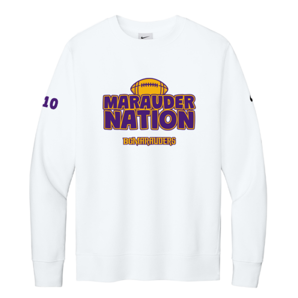 Marauder Nation Nike Club Fleece Crew