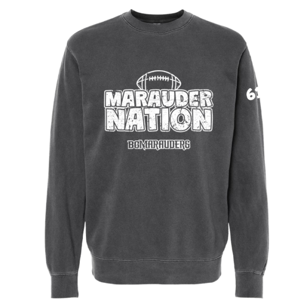 Marauder Nation Independent Trading Midweight Pigment-Dyed Crewneck