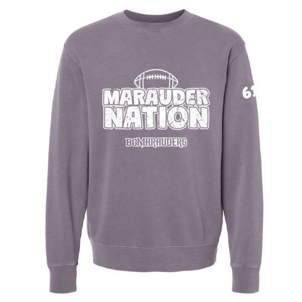 Marauder Nation Independent Trading Midweight Pigment-Dyed Crewneck