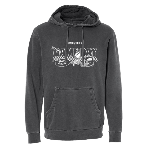 Checkered Game Day Independent Trading Midweight Pigment-Dyed Hoodie