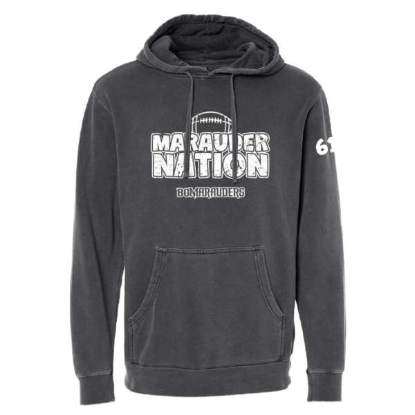 Marauder Nation Independent Trading Midweight Pigment-Dyed Hoodie